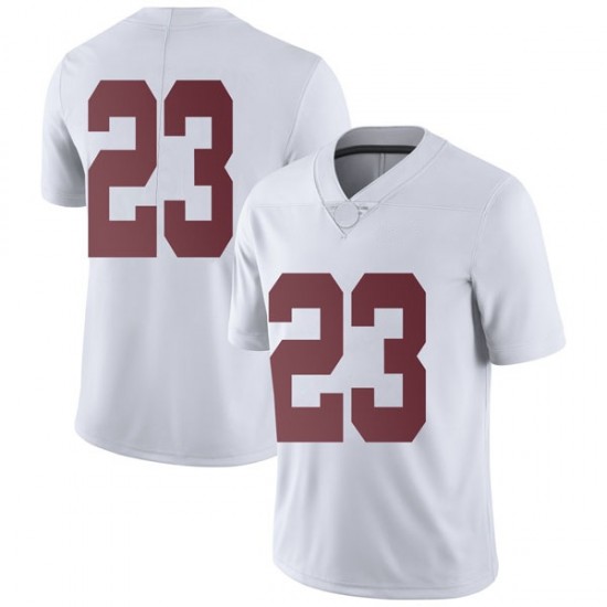 Alabama Crimson Tide Men's Jarez Parks #23 No Name White NCAA Nike Authentic Stitched College Football Jersey MD16A81ZP